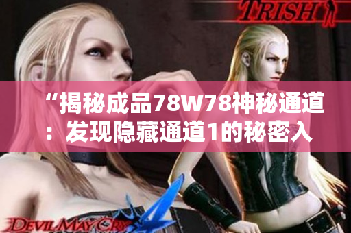 “揭秘成品78W78神秘通道：發(fā)現(xiàn)隱藏通道1的秘密入口！”