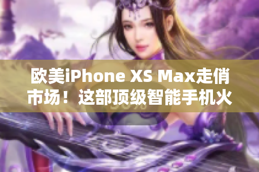 歐美iPhone XS Max走俏市場！這部頂級智能手機火爆銷售！