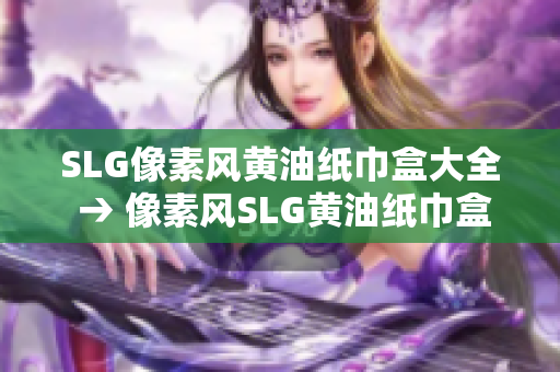 SLG像素風(fēng)黃油紙巾盒大全 → 像素風(fēng)SLG黃油紙巾盒推薦：全面解析