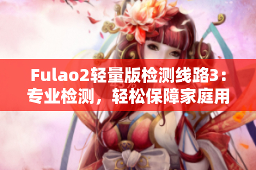 Fulao2輕量版檢測線路3：專業(yè)檢測，輕松保障家庭用品安全