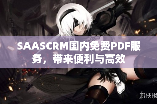 SAASCRM國內(nèi)免費PDF服務(wù)，帶來便利與高效