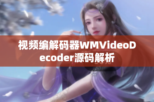 視頻編解碼器WMVideoDecoder源碼解析