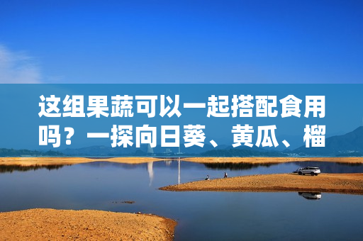 這組果蔬可以一起搭配食用嗎？一探向日葵、黃瓜、榴蓮和絲瓜的美食搭配方式